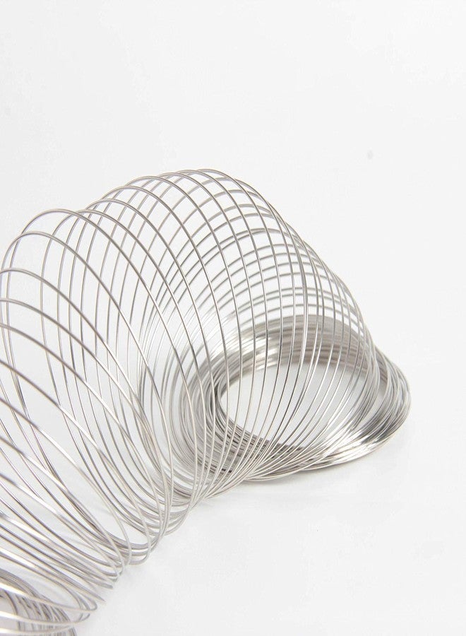 DIY Crafts Pack Of 300 Loop, Color: Silver Ind, Loops Silver Gold Bronze Memory Beading Steel Wire For DIY Jewelry Findings Mul(Pack Of 300 Loop, Color: Silver Ind) - Image 2